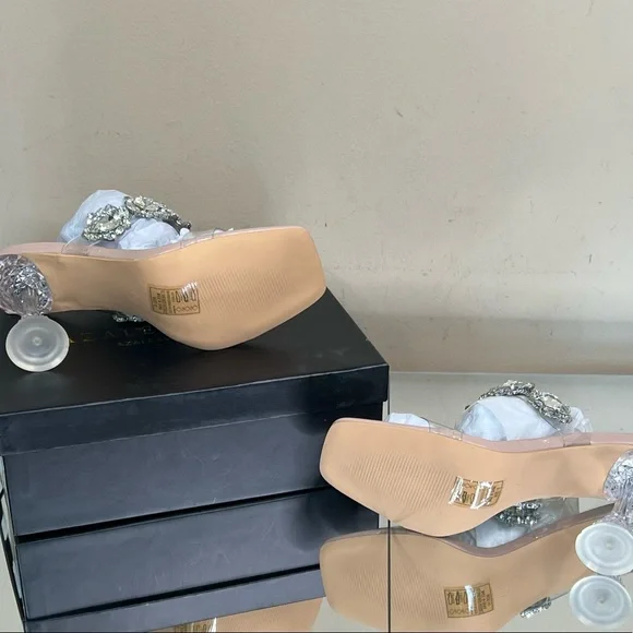 Cinderella Rhinestone Embellished Mule Heel - Picture 8 of 12